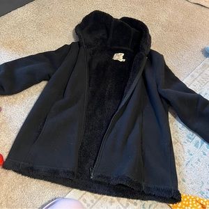 Cozy zip up soft jacket